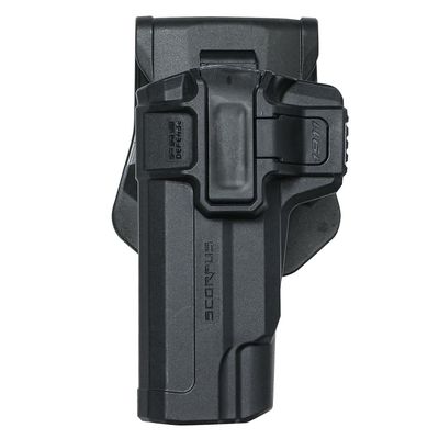 FAB Defense Scorpus M1 Level 1 Retention Swivel OWB Belt/Paddle Holster, 1911, Left Hand, Black, SC-1911SLHB