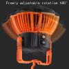 LED Camping Fan Light Outdoor Lantern USB Rechargeable Portable Tent Travel Emergencies Power Bank 5200mAh Electric Ventilator Remote Control,Green,6.6 inch view 4