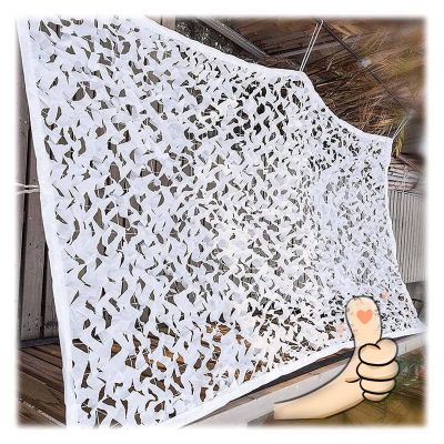 ACHZYFT White Camouflage Net,Camouflage Netting,Camouflage Net Bulk Roll,Lightweight Camo Net for Decorations, Hunting, Camping, Shooting, Car Cover, Sunshade(5x5m/5x6m/5x7m/5x10m)(Size:5mX6m)
