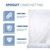 ACHZYFT White Camouflage Net,Camouflage Netting,Camouflage Net Bulk Roll,Lightweight Camo Net for Decorations, Hunting, Camping, Shooting, Car Cover, Sunshade(5x5m/5x6m/5x7m/5x10m)(Size:5mX6m) view 4