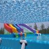 ACHZYFT Sunshade Camouflage Netting,Sunscreen Camo Netting, for Camping Hunting Theme Party Decoration Swimming Pool,Reinforced Camouflage Net,Blue,6x10m/7x10m/8x10m/10x10m(Size:3mX10m) view 4