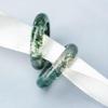 KayuHpFQ Natural Burmese Water Grass Jade Ring, High transparency jade ring, ice floating flower chalcedony ring Jadeite Jewellery gift,8 view 2