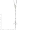 Precious Accents Sterling Silver Polished Rosary Necklace view 3
