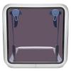 ISURE MARINE Anodized Aluminum 20.3"x 20.3" Push Out Deck Hatch Boat Yacht Square Opening Portlight Replacement Window Porthole Hole Deck,Marine Hatch Porthole with Tempered Glass for Boat/Yacht/RV view 2