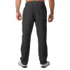 Linen Cotton Yoga Pants for Men Big and Tall Casual Jogger Yoga Pants Loose Fit Baggy Pants Black view 3
