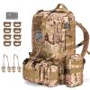 CALUOMATT Large Military Tactical Backpack for Men, 40-50L Backpacks for Women, Bug out Bag Army 3 Days Assault Pack Bags Rucksack with Molle System Cp view 1