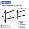 StoreYourBoard G-Kayak Wall Rack  Heavy-Duty Indoor Kayak Rack for 2 Boats, Adjustable Storage Wall Mount Hanger, Space-Saving Indoor Storage for Kayak Wall Mount - Holds 200 lbs - Silver view 4