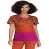 KOI Lite 1096PLM Women's Meena Placement Top Ombre Floral 2XL view 1