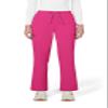 KOI Basics Women's Holly Cargo Scrub Pants, 8 Pockets, Drawstring Waist Flamingo X-Large Petite view 1