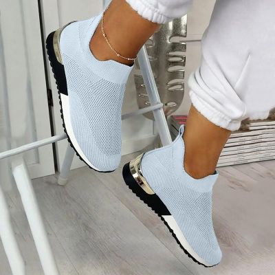 Women's Orthopedic Breathable Sneakers, Non-Slip Mesh Casual Fashion Tennis Running Sneakers 2023 New Walking Shoes with Arch Support, Premium Fashion Sneaker Comfortable Walking Shoes (Grey #3, 6.5)