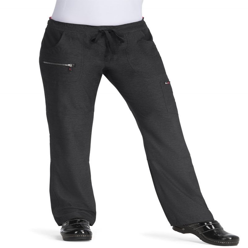 KOI Lite 721 Women's Peace Pant Heather Charcoal 2XLT,XX-Large Plus Tall