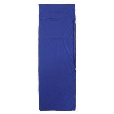 HUAOSN Lightweight Travel Sleeping Bag, Portable Camping Sack with Pure Cotton Material for Camping, Hostels, Travel (11.4in-Blue)