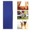 HUAOSN Lightweight Travel Sleeping Bag, Portable Camping Sack with Pure Cotton Material for Camping, Hostels, Travel (11.4in-Blue) view 2