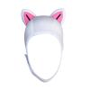 kowaku Cat Ears Scuba Diving Hood Surfing Hood 3mm Neoprene with Chin Strap for Water Sports Cute Surfing Hat Swim Hat for Men Women Winter, Black Line L view 1