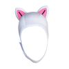 kowaku Cat Ears Scuba Diving Hood Surfing Hood 3mm Neoprene with Chin Strap for Water Sports Cute Surfing Hat Swim Hat for Men Women Winter, Black Line L view 4