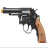 HFC Airsoft Gas Powered Steel Revolver Pistol w/ 6 BB Shells (Black) view 1