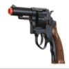 HFC Airsoft Gas Powered Steel Revolver Pistol w/ 6 BB Shells (Black) view 2