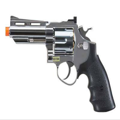 HFC HG-132C 357 Magnum Full Steel Gas Powered Airsoft Revolver - Silver