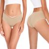 Altheanray Womens Underwear Seamless Bikini Underwear for Women Silky Panties Cheeky Invisible HipsterAWB833XL-3Pack view 2