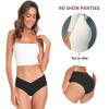 Altheanray Womens Underwear Seamless Bikini Underwear for Women Silky Panties Cheeky Invisible HipsterAWB833XL-3Pack view 3