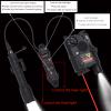 Fineonly Dual Remote Flashlight Pressure Switch Tactical Tape Switch with Tactical Light Plug and 2.5mm Plug Double Switch Control Light for Flashlight M300 M600 PEQ15 Airsoft and DBAL Series view 2