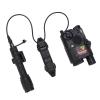 Fineonly Dual Remote Flashlight Pressure Switch Tactical Tape Switch with Tactical Light Plug and 2.5mm Plug Double Switch Control Light for Flashlight M300 M600 PEQ15 Airsoft and DBAL Series view 3