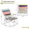 Beach Chair,Portable Folding Camping Chairs for Outdoor/Trip, Lightweight Foldable Backpack Beach Chair for Adults view 3