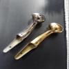 Blackperlcrafts Solid Brass Silver & Golden Horse Hames Knobs 8 Inch Long for Walking Sticks/Cane Tops Lot of 20 Pcs view 2