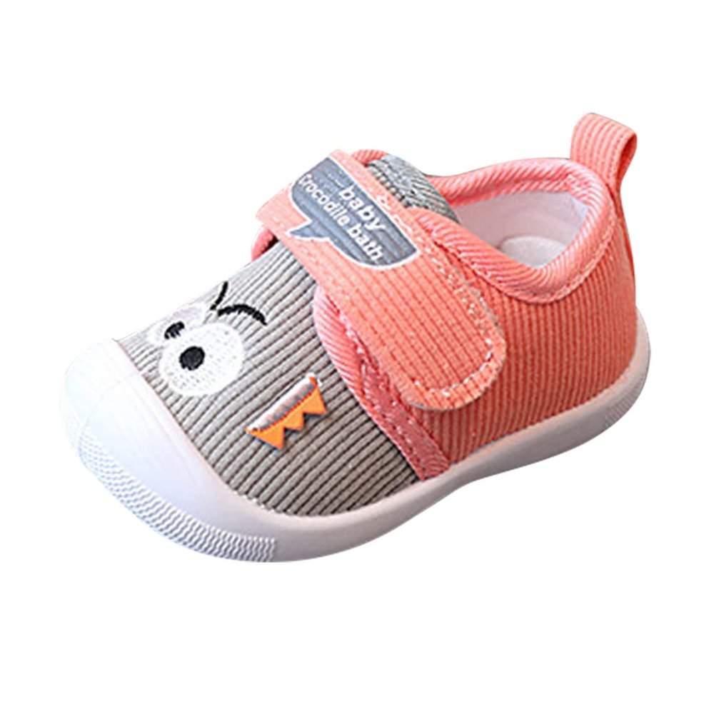 Lisdwde Unisex Child Boys Girls Slip Lightweight Toddlers Walking Running School Shoes for Christmas (Pink, 5.5 Toddler)