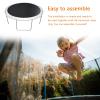 Replacement Trampoline Mat, High Elastic Round Trampoline Jumping Pad with Buckles, Fits 6 8 10 12 13 14 16ft Frame, Water-Resistant UV Resistant (14FT/84 Buckles) view 4