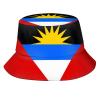 Antigua and Barbuda Flag Bucket Hat Packable Fashion Sun Cap Outdoor Flag Fisherman Hat for Women Men Boys Girls view 1