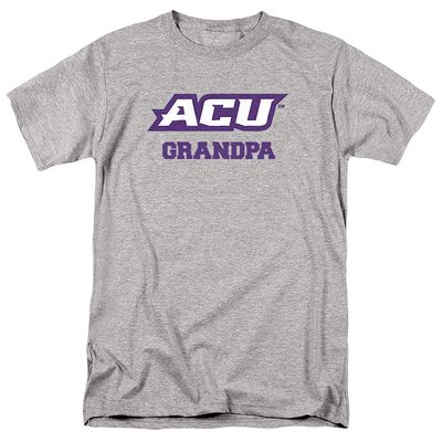 Abilene Christian University Official Grandpa Unisex Adult T Shirt, Athletic Heather, 3X-Large