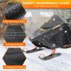 Tokept Snowmobile Cover, Fits Length 130" x 51" x 48", Black view 4