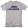 James Madison University Official Grandpa Unisex Adult T Shirt, Athletic Heather, 2X-Large view 1