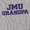 James Madison University Official Grandpa Unisex Adult T Shirt, Athletic Heather, 2X-Large view 2