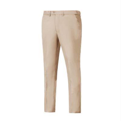 Datysum Men Suit Dress Pants Slim Fit Suit Champagne Groomsmen Wedding Waist Flat Fit Expandable Classic Separate Pant-XS