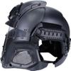 ACEXIER Tactical Military Ballistic Helmet Side Rail NVG Shroud Transfer Base Army Combat Airsoft Paintball Full Face Mask Helmet (Grey) view 2