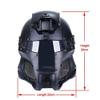 ACEXIER Tactical Military Ballistic Helmet Side Rail NVG Shroud Transfer Base Army Combat Airsoft Paintball Full Face Mask Helmet (Grey) view 3
