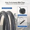 24x1.95 Bike Tire,HUIOK Folding Replacement 24 Inch Bike Tire,Cushioned and Comfortable MTB Bicycle Tire,Rubber Tires for Hard Roads, Muddy view 4