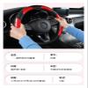FUERU Car Steering Wheel Cover Set Universal Car Steering Wheel Cover Carbon Fiber Breathable Moisture Removal Creative Car Interior (Color : 1#) view 2