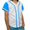 DIGITMON Kids Baseball Jersey Button Down Premium Hip Hop T Shirts Uniform WHITETURQ 6-Month Infants view 1