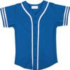 DIGITMON Kids Baseball Jersey Button Down Premium Sleeve Two-Striped T Shirts Uniform TURQWHITE 6Mo Infants view 2