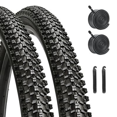 26x1.95 Bike Tire,HUIOK Folding Replacement Bike Tires 26 x 1.95,Cushioned and Comfortable MTB Bicycle tire,Rubber Tires for Hard Roads, Muddy