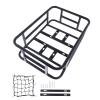 UGPLM Bike Rear Basket, Rear Bicycle Basket Luggage Rack, Bike Rear Rack, Waterproof Metal Panniers Bicycle Rear Cargo Rack, Style A view 1