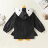 YOUNGER TREE Toddler Baby Boy Girl Penguin Raincoat Cute Cartoon Hoodie Zipper Coat Outfit (Penguin, 24 Months) view 3