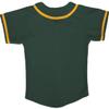 DIGITMON Kids Baseball Jersey Button Down Premium Hip Hop T Shirts Uniform FGREENGOLD 6-Month Infants view 3