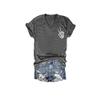 Have The Day You Deserve T-Shirt V Neck Have The Day You Deserve Tank Have The Day You Deserve T-Shirt Plus Size Funny Vneck Tops Summer Tshirts Gifts Plus Size 5XL Charcoal view 2