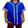 DIGITMON Kids Baseball Jersey Button Down Premium Sleeve Two-Striped T Shirts Uniform ROYALWHITE 6Mo Infants view 1