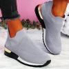 Women's Orthopedic Breathable Sneakers, Non-Slip Mesh Casual Fashion Tennis Running Sneakers 2023 New Walking Shoes with Arch Support, Premium Fashion Sneaker Comfortable Walking Shoes (Grey #2, 6.5) view 1