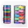 RAHBI Rainbow Fishing Main Line Box Winding Board 4-16 Axis Silicone Coil Tackle Box Portable Fishing Accessories Tool Supplies Leisurely (Color : 6.2 * 12cm) view 2